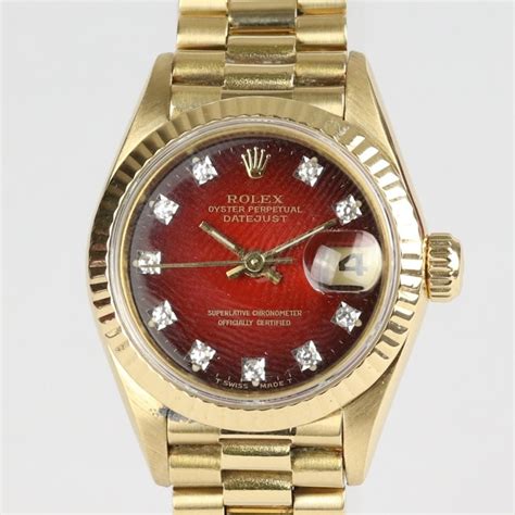 rolex lady date just red dial year|rolex lady date 26mm.